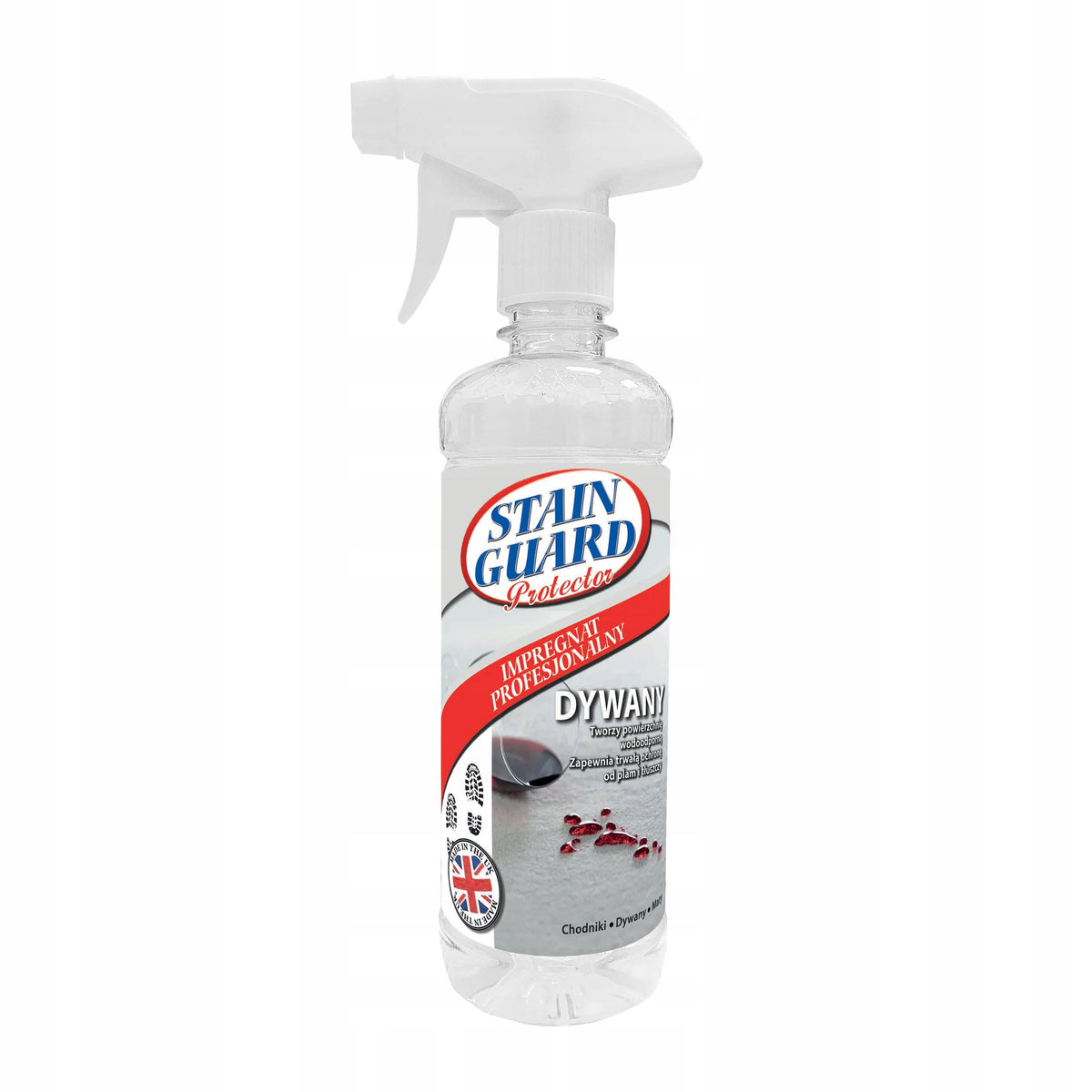 STAIN GUARD 500ml Impregnation for carpets and carpets hydrophobic from stains