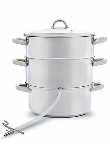 STAINLESS 5L steam pot 3in1 FLORINA for gas induction Packaging status original