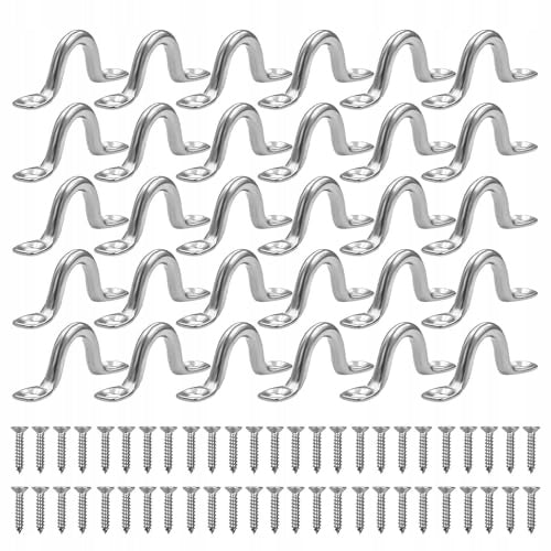 STAINLESS STEEL EYE HOOKS FOR PANEL AWNING 30 PCS Steel for Home Brand no brand