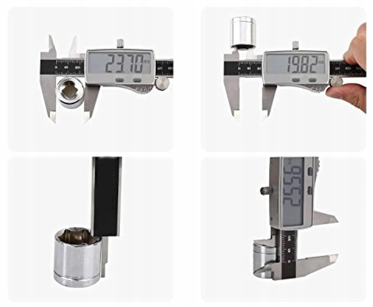 STAINLESS STEEL Electronic Caliper 150mm ACCURACY 0,01mm +ETUI Packaging status original