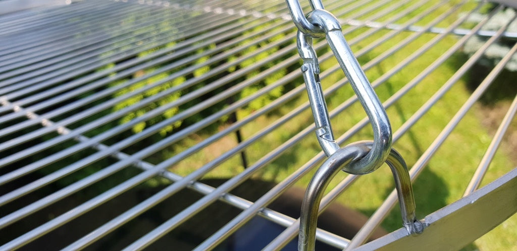 STAINLESS STEEL GRATE ROUND 70 CM for grill tripod grill grate Product width 70 cm
