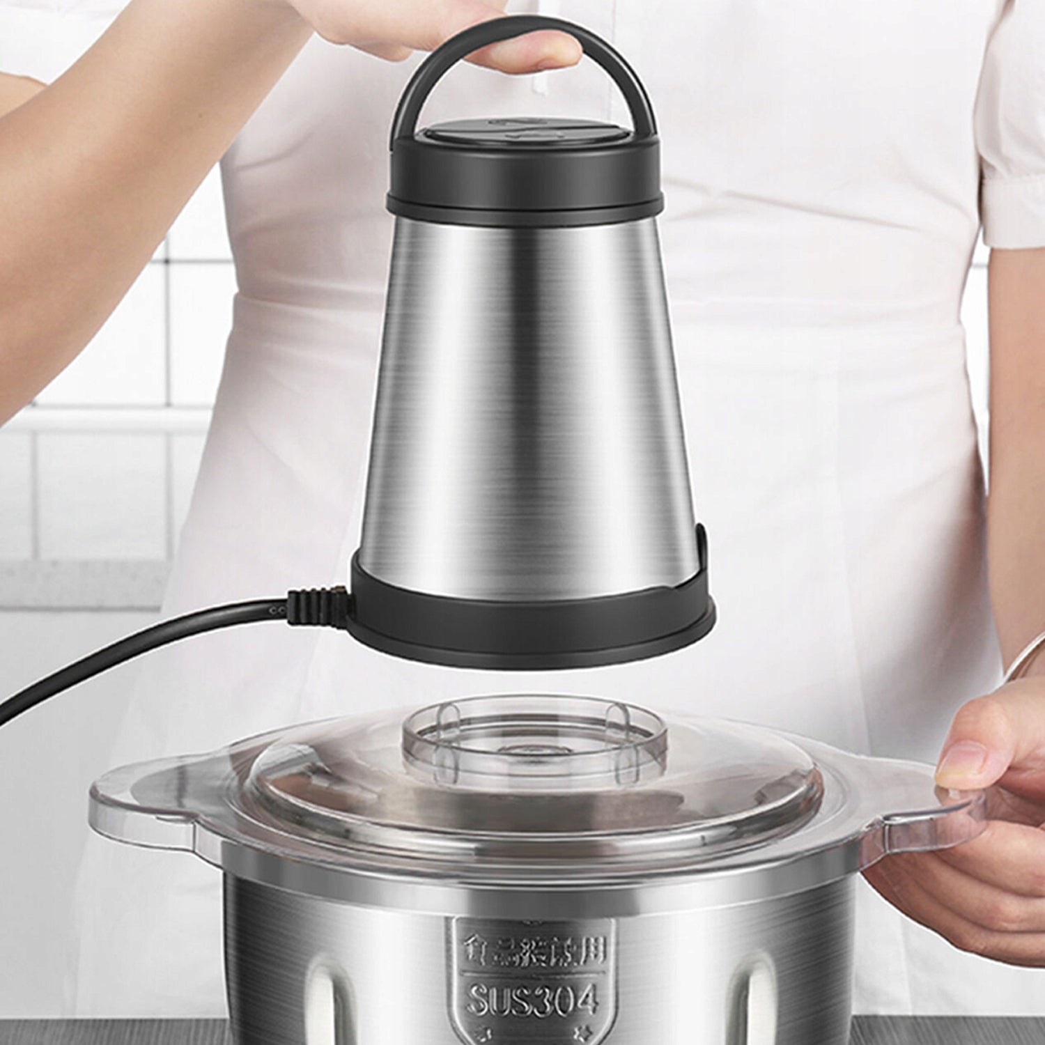 STAINLESS STEEL MEAT GRINDER MULTIFUNCTIONAL 2 SPEEDS Brand no brand