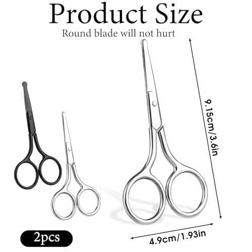 STAINLESS STEEL ROUNDED NOSE SCISSORS FOR MAN STEEL Model SWC5908151480960