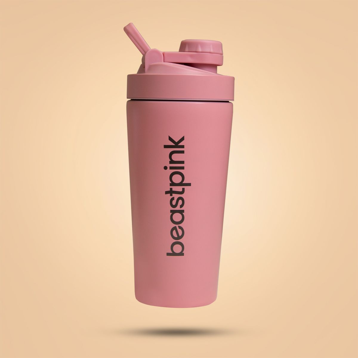 STAINLESS STEEL SHAKER WITH THERMAL STIRRER BeastPink 650ml PINK Additional features dishwasher safe mixing strainer mouthpiece