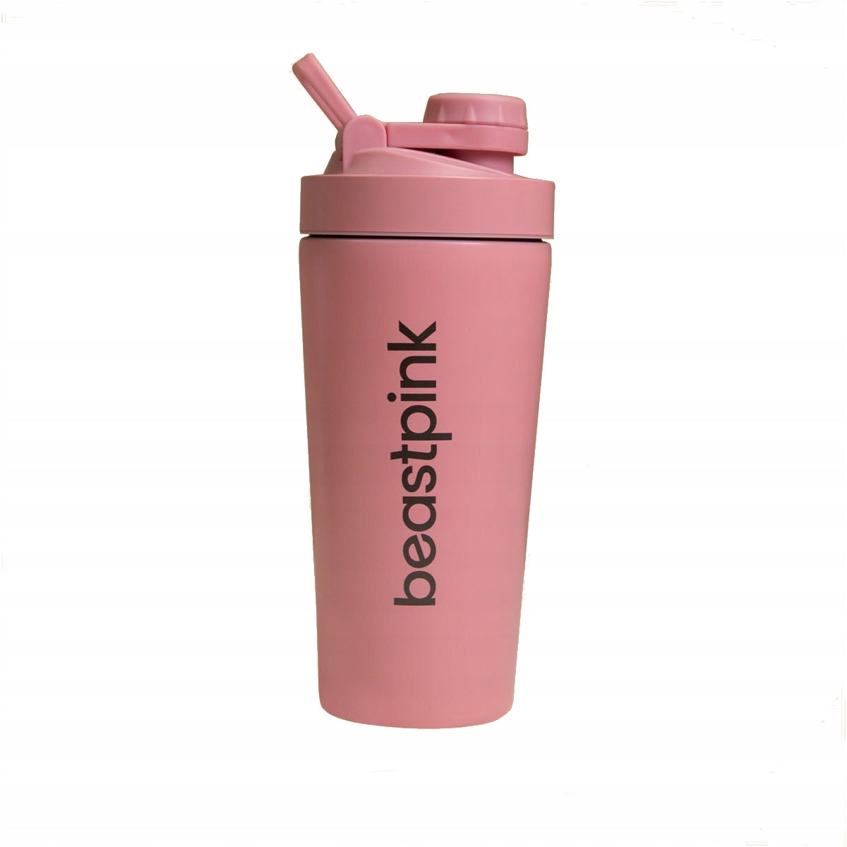 STAINLESS STEEL SHAKER WITH THERMAL STIRRER BeastPink 650ml PINK