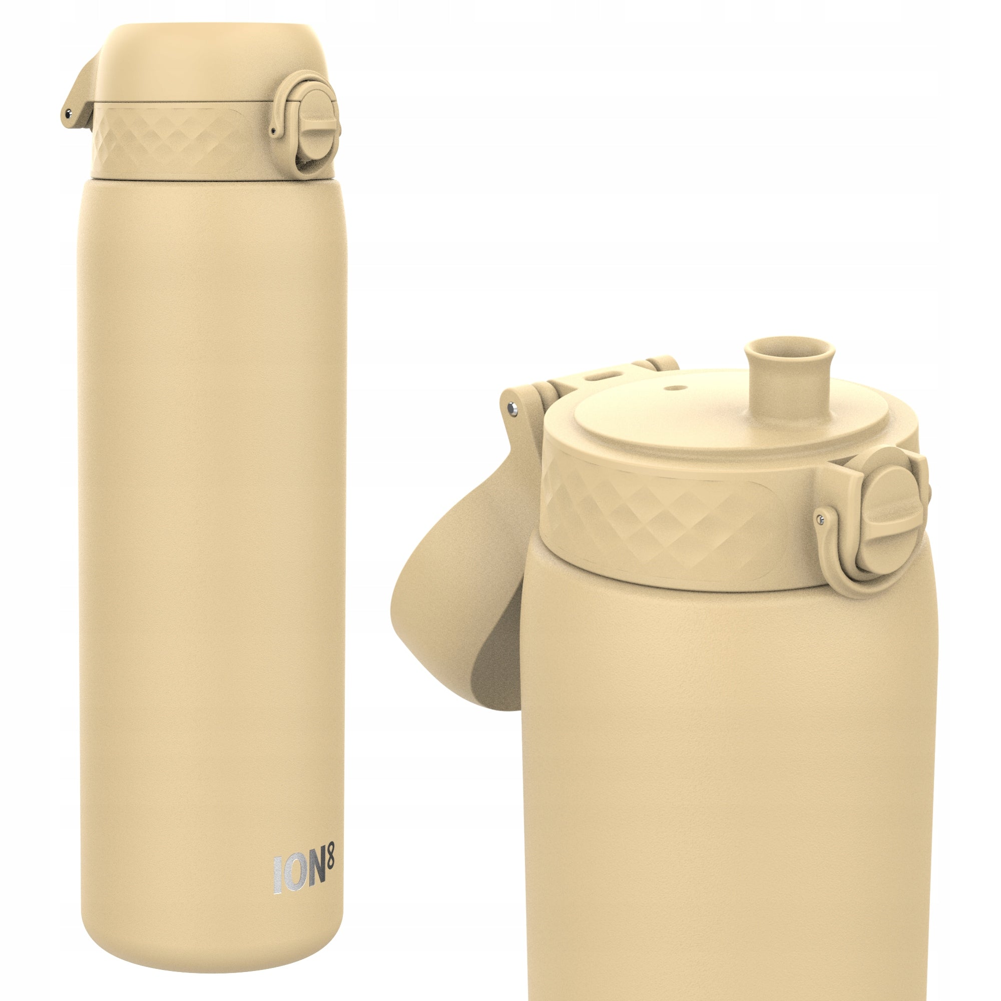 STAINLESS STEEL SPORTS BOTTLE LIGHT HARD SHORT MOUTHPIECE 1,2 L