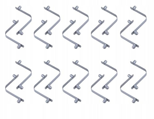 STAINLESS STEEL V CLIP FOR PIPE TENT EQUIPMENT 20 PCS STEEL Brand no brand