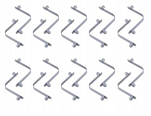 STAINLESS STEEL V CLIP FOR PIPE TENT EQUIPMENT 20 PCS STEEL