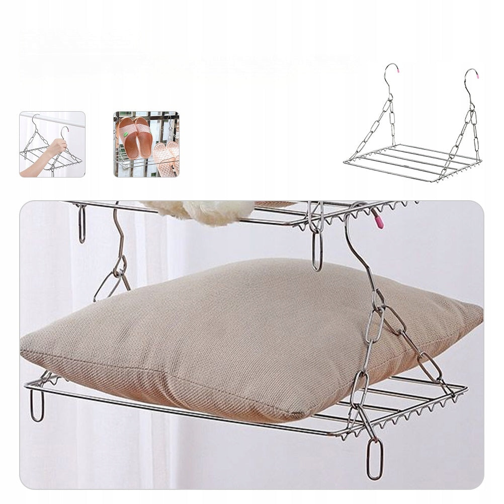STALOWA SUSZARKA NA BUTY I UBRANIA DO BALKONU, ODPORNA NA KOROZJĘ EAN (GTIN) 4894931649829