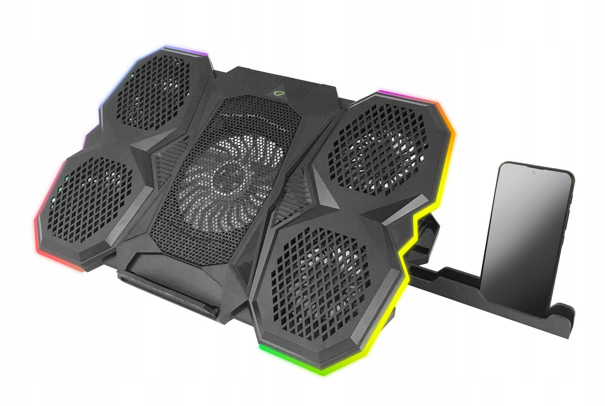 STAND COOLING PAD FOR LAPTOP LED RGB