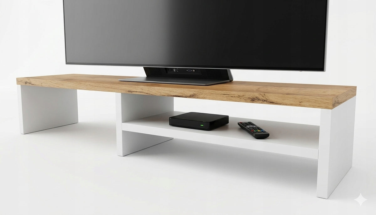 STAND FOR MONITOR OR TV SOLID TO SIZE 100x30x20 (cm) Manufacturer code Podstawka PO-4