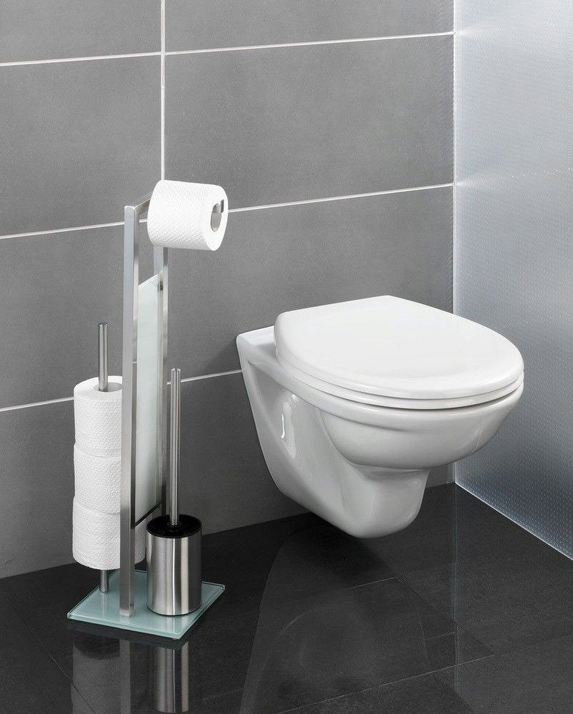 STAND + PAPER CONTAINER + TOILET BRUSH WENKO Manufacturer code 21564100