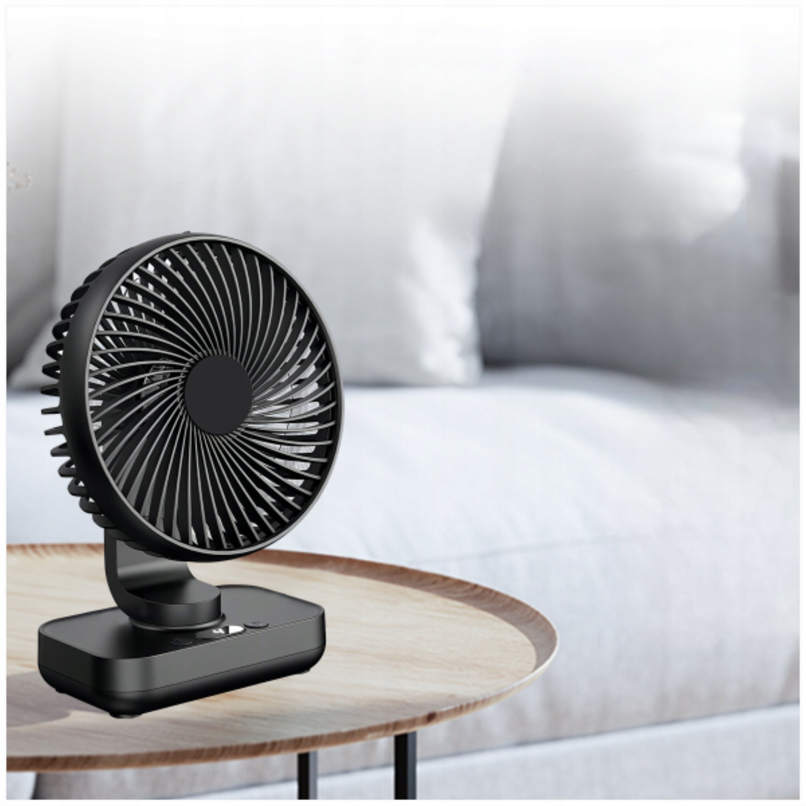 STANDING FAN DESK FAN PORTABLE WIRELESS HOME TO USB Functions oscillation automatic oscillation tilt angle adjustment