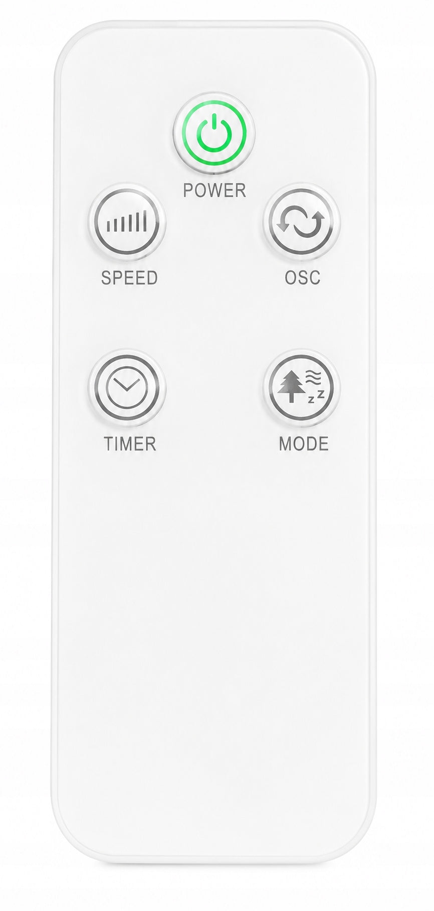 STANDING FAN FLOOR FAN OSCILLATION REMOTE CONTROL VO LCD WHITE STRONG Brand Volteno