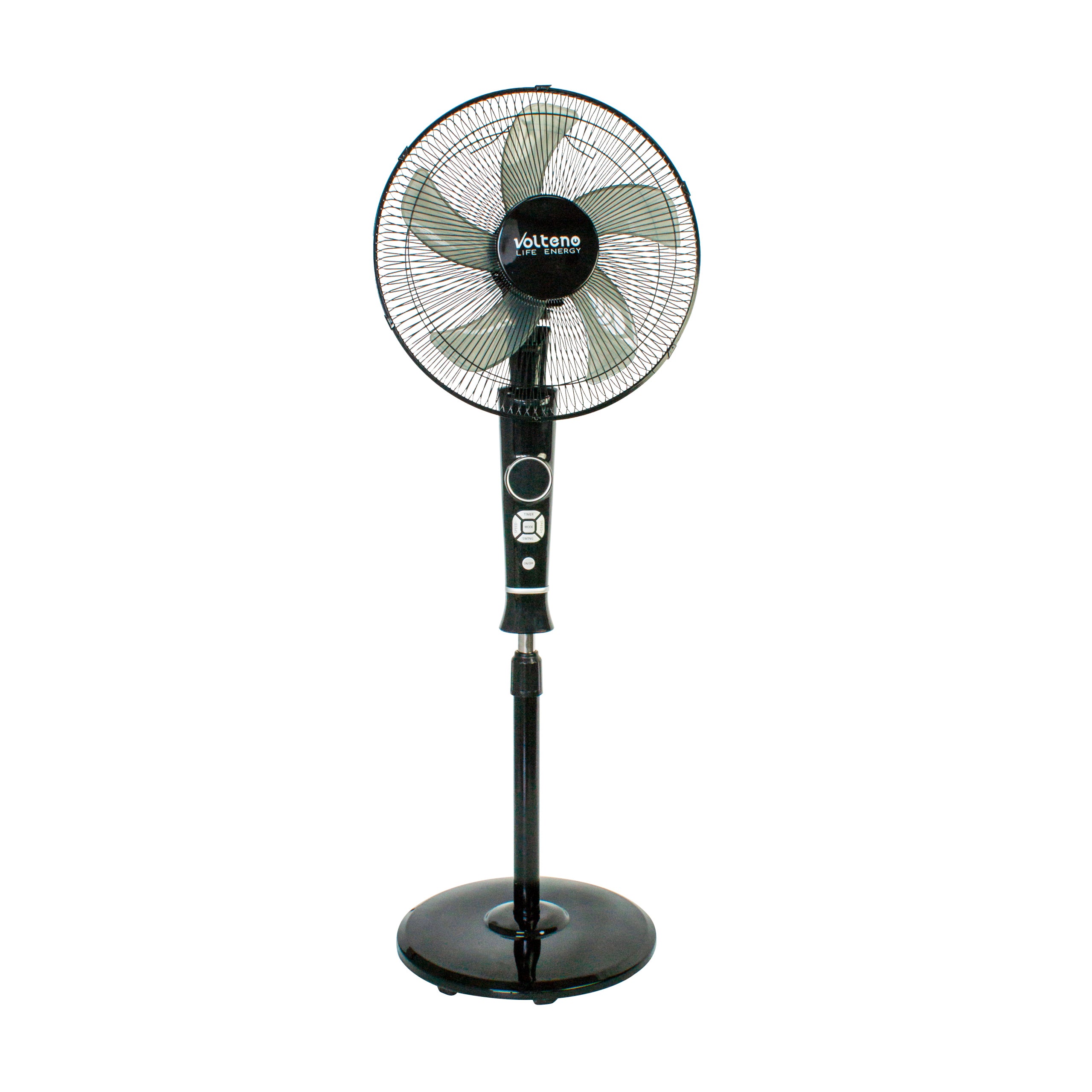 STANDING FAN FLOOR FAN OSCILLATION REMOTE CONTROL VO2428 BLACK POWERFUL Packaging status original