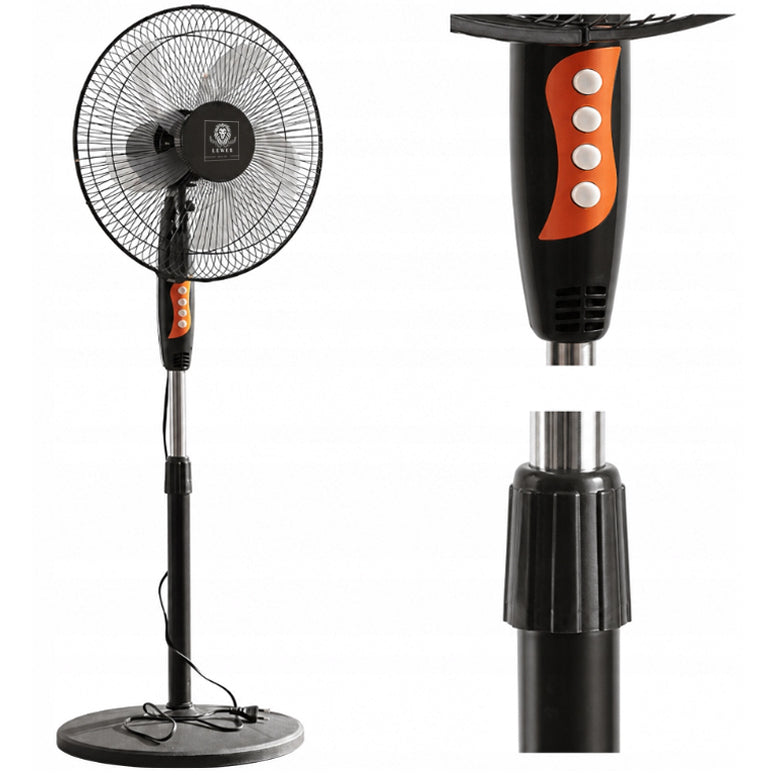 STANDING FAN FLOOR FAN QUIET STRONG 50W ADJUSTABLE LARGE 40cm