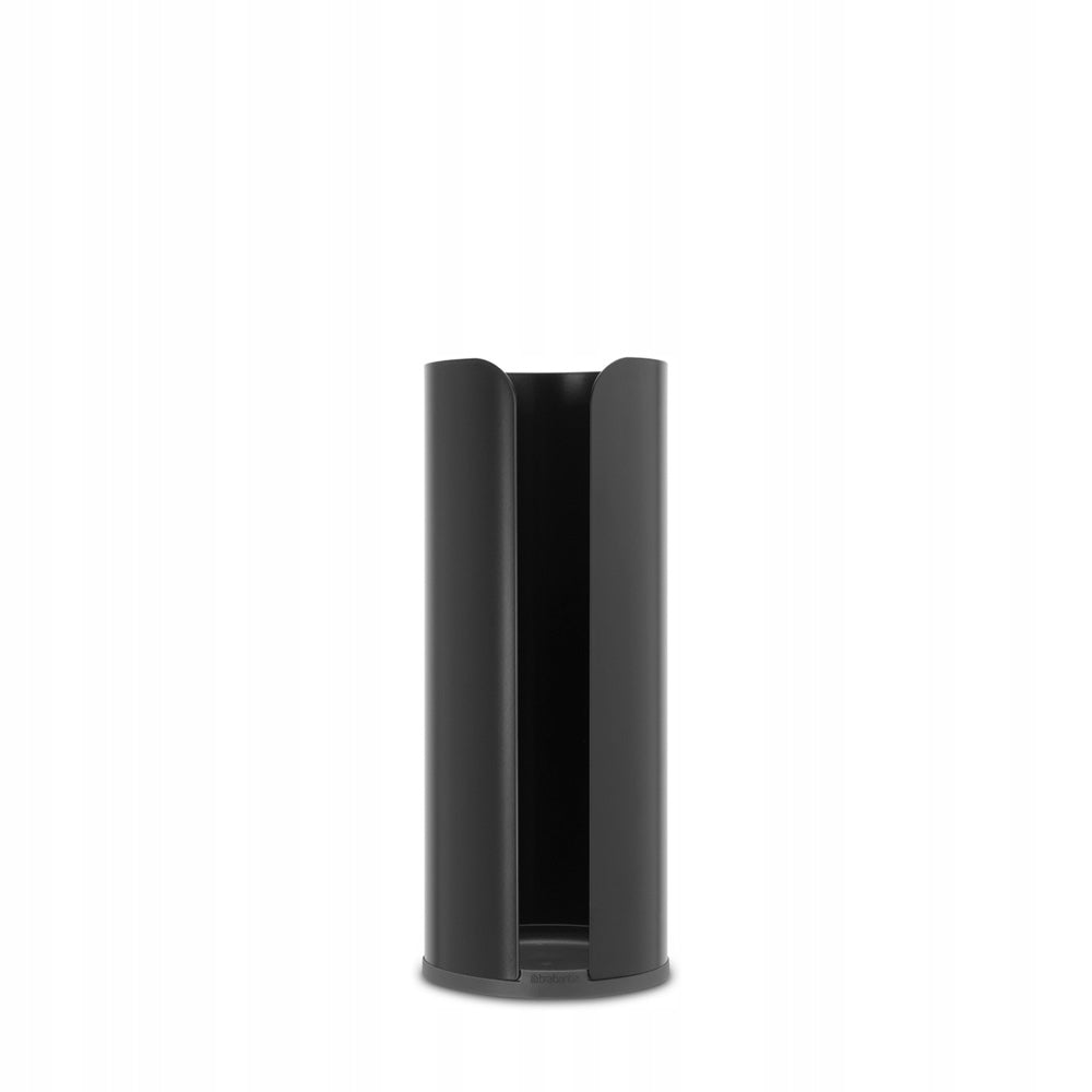 STANDING TOILET PAPER CONTAINER BLACK MAT BRABANTIA RENEW 280504