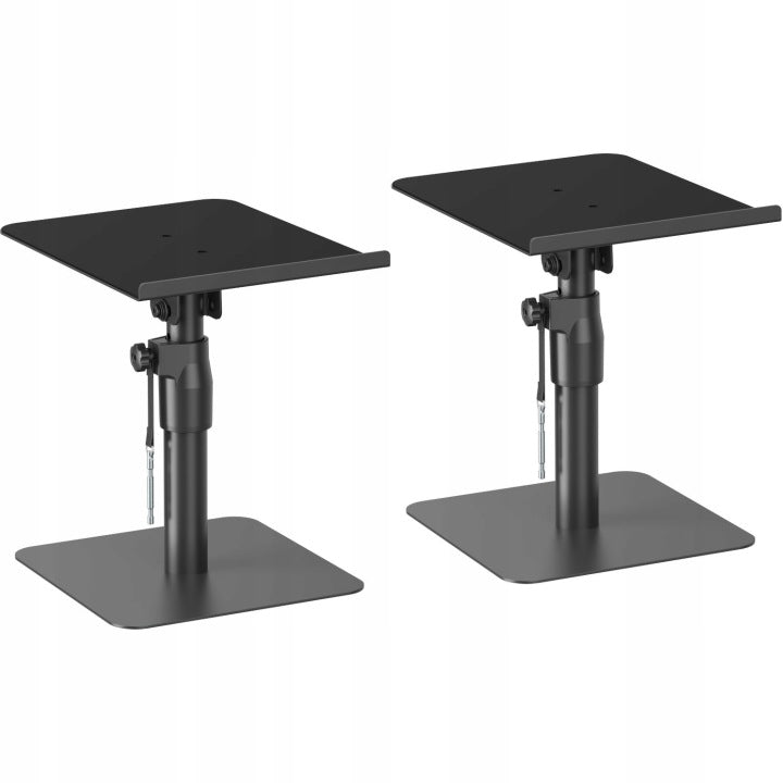STANDS DESK STANDS FOR STUDIO MONITORS ADJUSTABLE 2 PACK