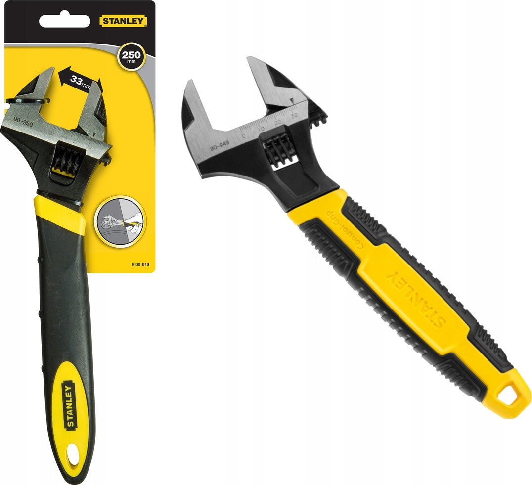 STANLEY 90-949 ADJUSTABLE WRENCH MAXSTEEL 250mm