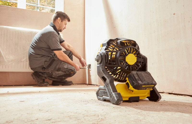 STANLEY Cordless workshop fan V20 without aku SFMCE001B Packaging status original