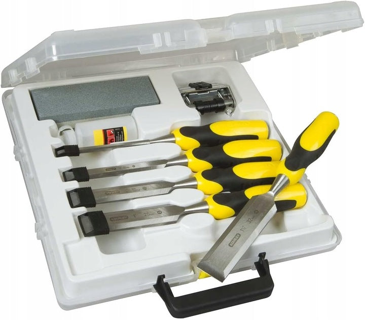 STANLEY DYNAGRIP CHISEL SET FOR WOOD CHISEL 9 EL. 6-32MM + SUITCASE
