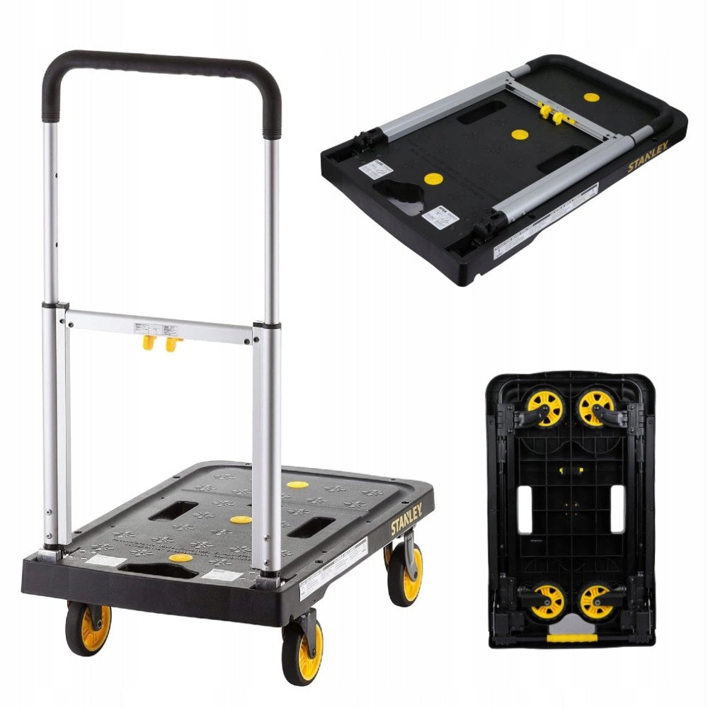 STANLEY FOLDING PLATFORM TRANSPORT TROLLEY 120KG SXWT-PC517