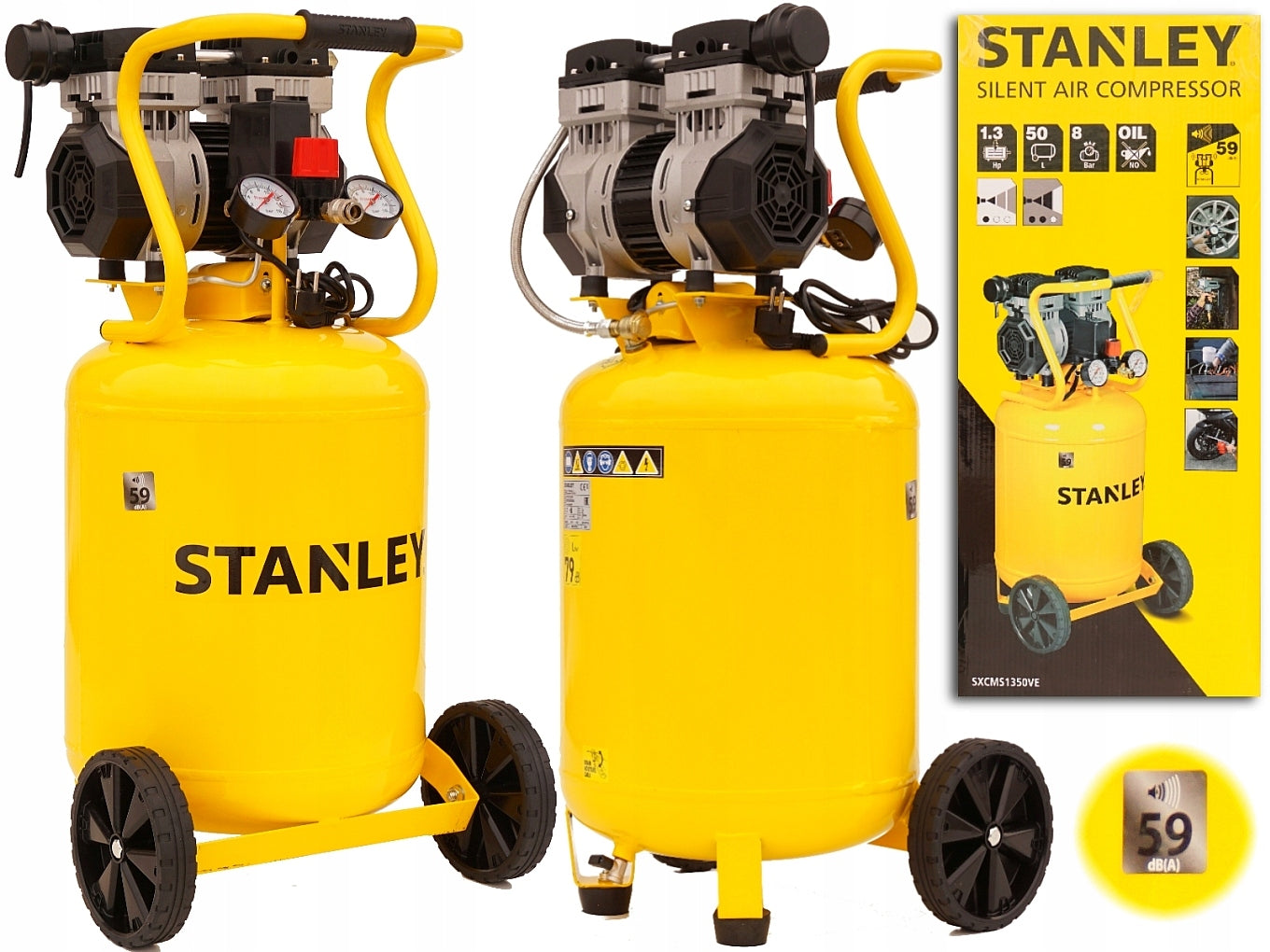 Oro kompresorius Stanley Siltek Verticale DST 150/8 / 50V