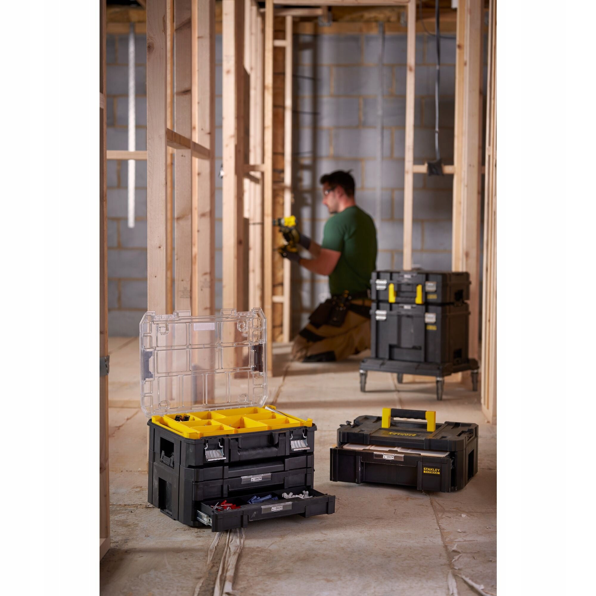 STANLEY PRO-STACK TSTACK ORGANIZER WITH 10 COMPARTMENTS FATMAX 7.8 FMST82967-1 Manufacturer code FMST82967-1