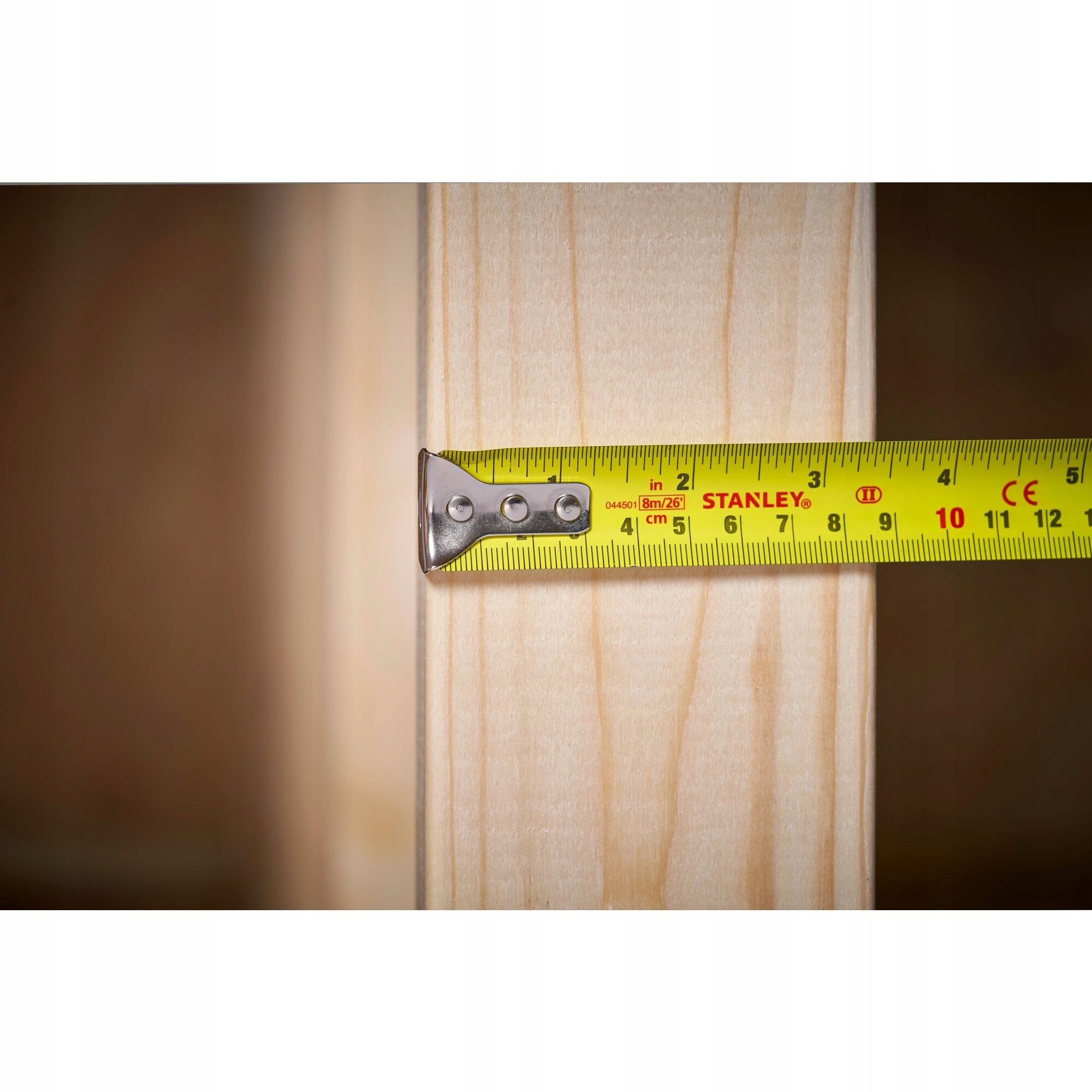 STANLEY ROLL-UP MEASURE 8M 25MM TYLON MEASURING CUP METRIC-INCH 0-30-656 Product weight with unit packaging 1 kg