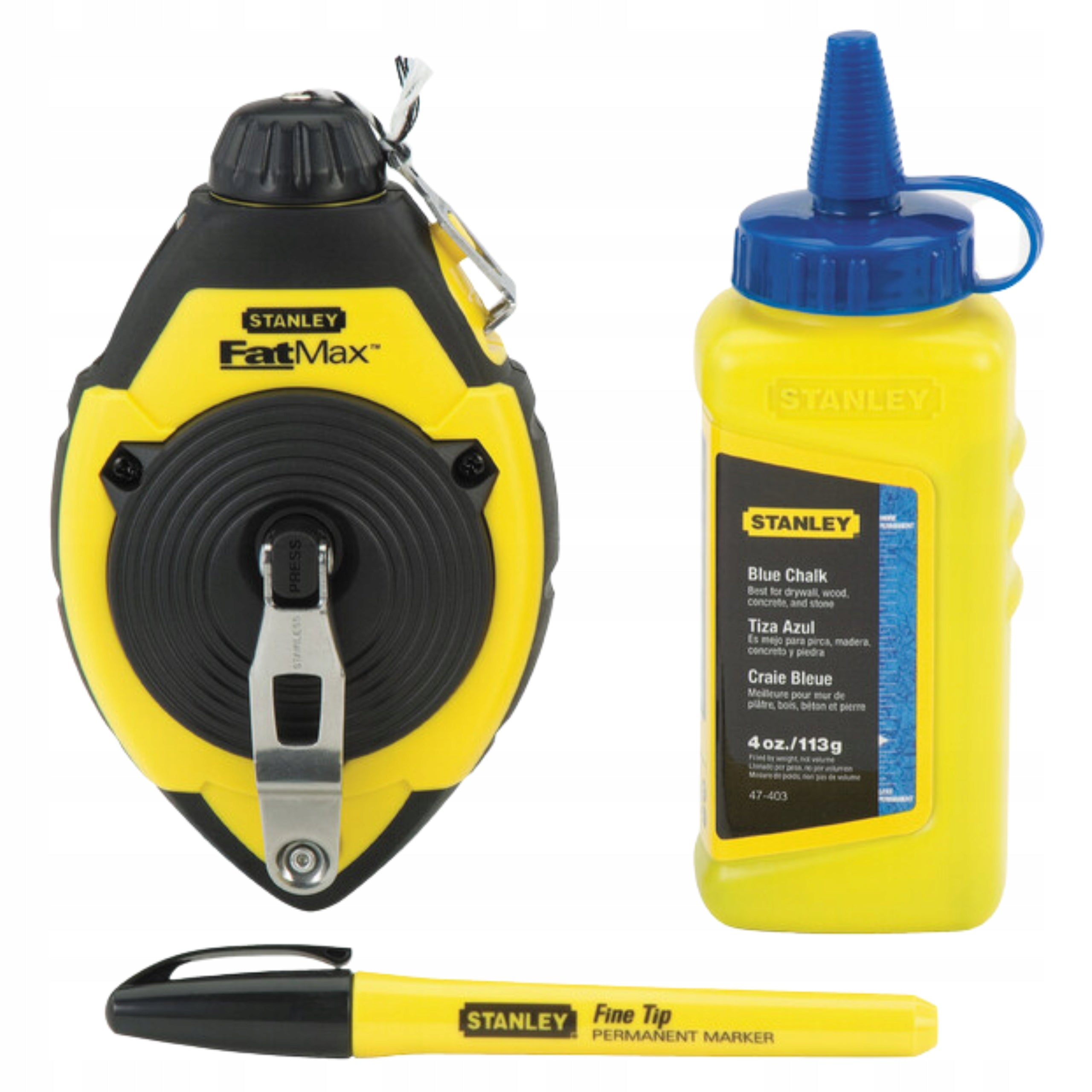 STANLEY ROUTING CABLE STRING SET 30m + CHALK MARKER 47-681 Length 30 m