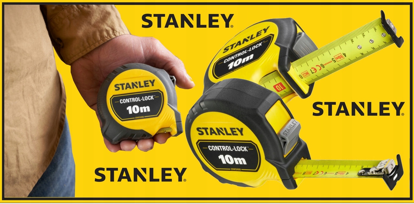 STANLEY Retractable measure CONTROL-LOCK 10M 25mm width Manufacturer code STHT37231-0