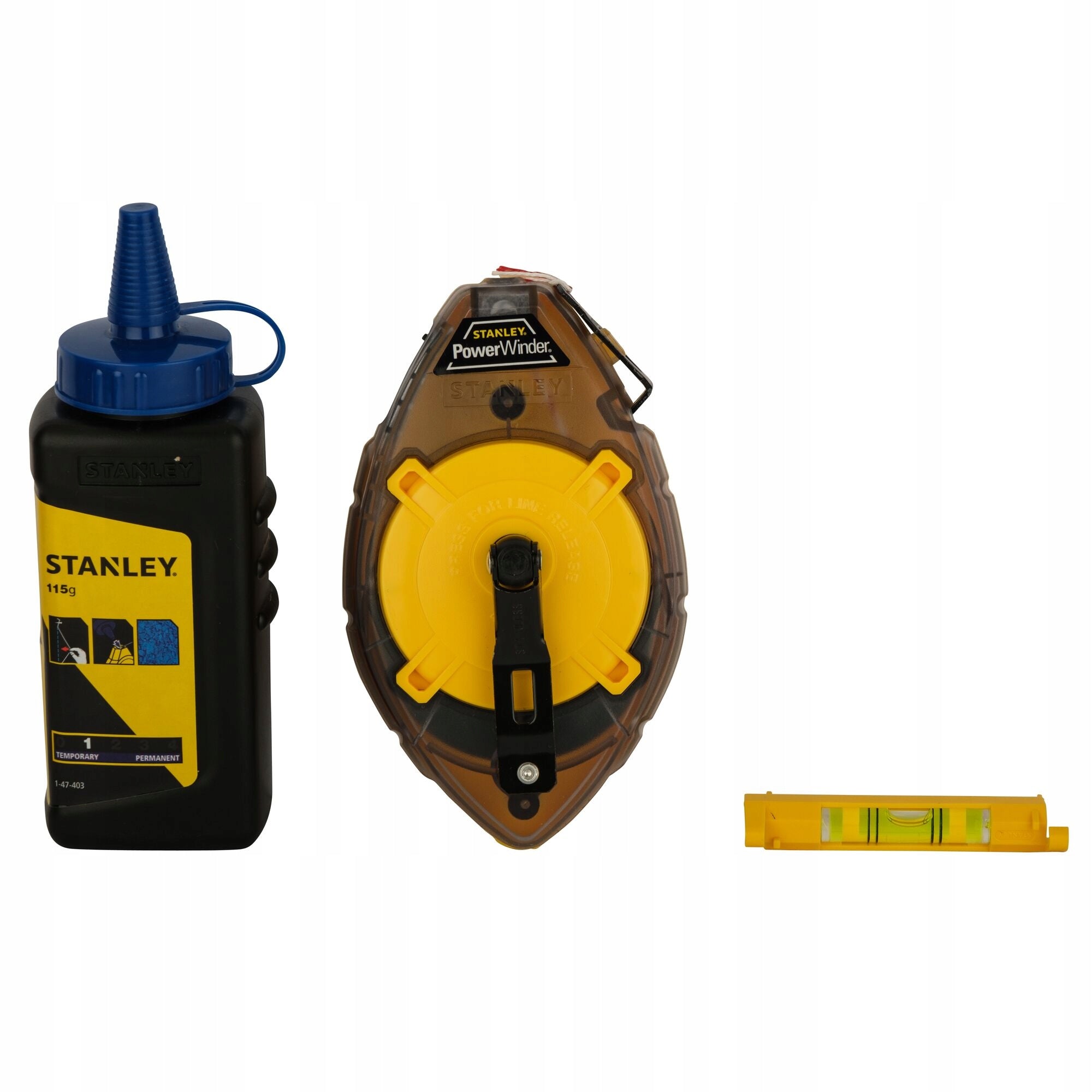 STANLEY TRACK CORD STRING CABLE 30m PowerWinder + CHALK + VERTICAL 47-465 EAN (GTIN) 3253560474652