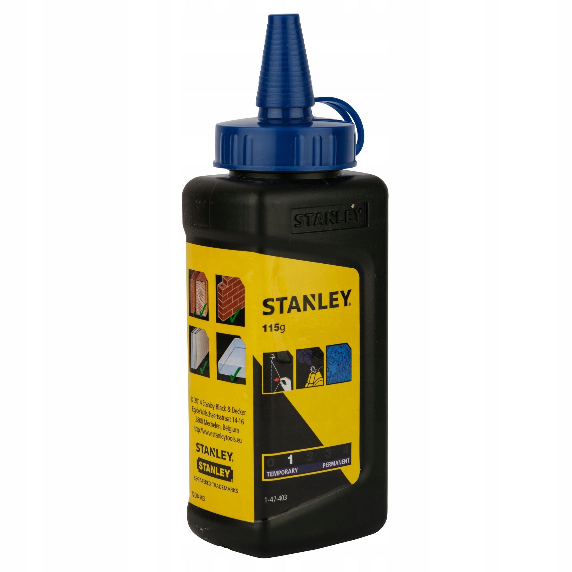 STANLEY TRACK CORD STRING CABLE 30m PowerWinder + CHALK + VERTICAL 47-465 Manufacturer code 0-47-465