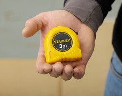 STANLEY YELLOW RETRACTABLE MEASURE 3m 1-30-487 Brand Stanley