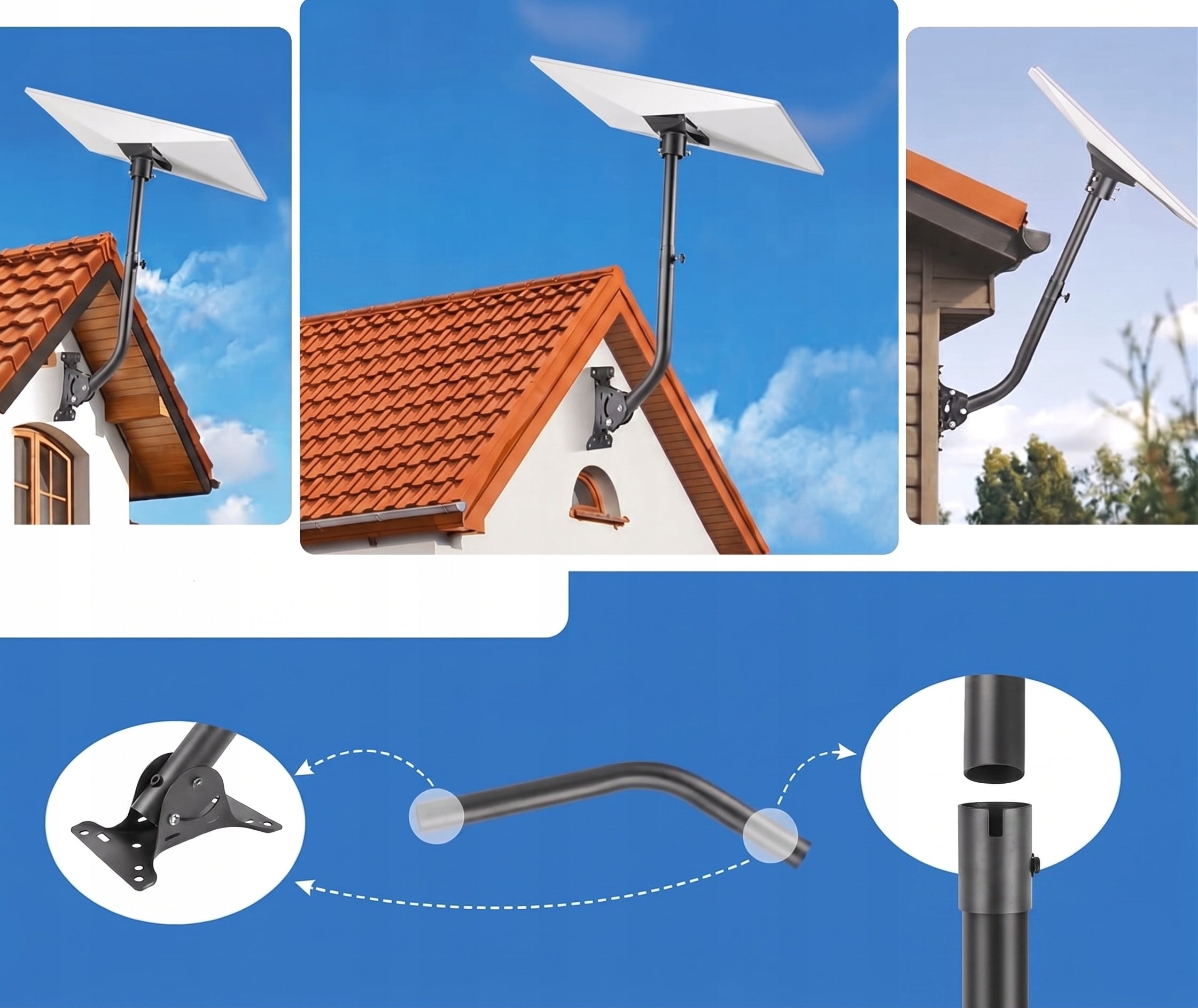 STARLINK Standard 4 X V3 Wall Mount Bracket Adjustable SOLID METAL Manufacturer code E6374