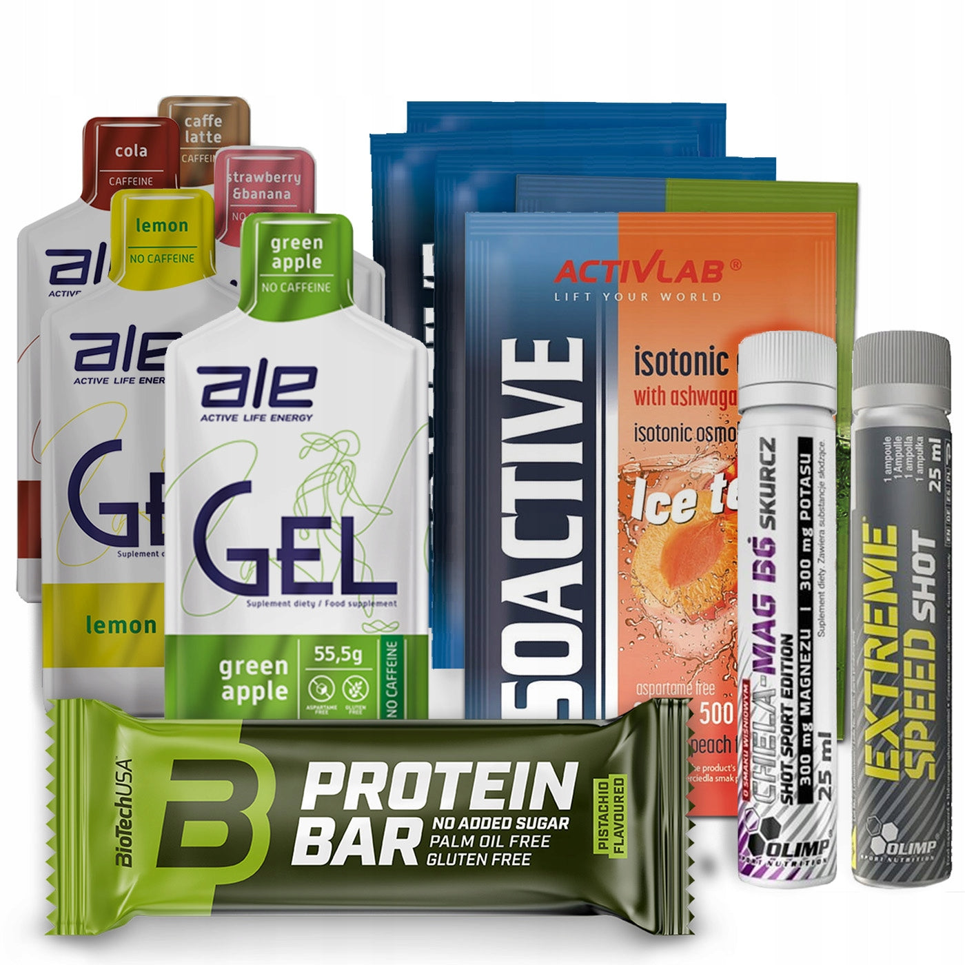 STARTER KIT ALE RUNNER CYCLIST CARBOHYDRATE GEL