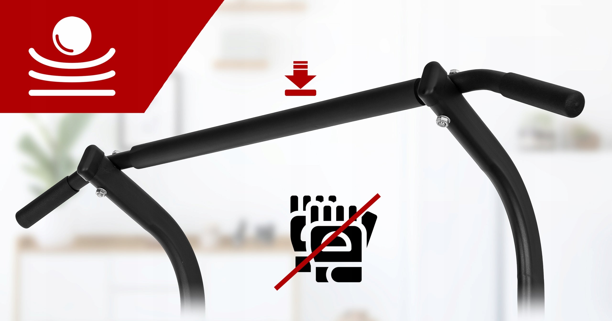 STATIONARY EXERCISE HANDRAILS for dips Pull-up BAR ADJUSTABLE Installation method freestanding