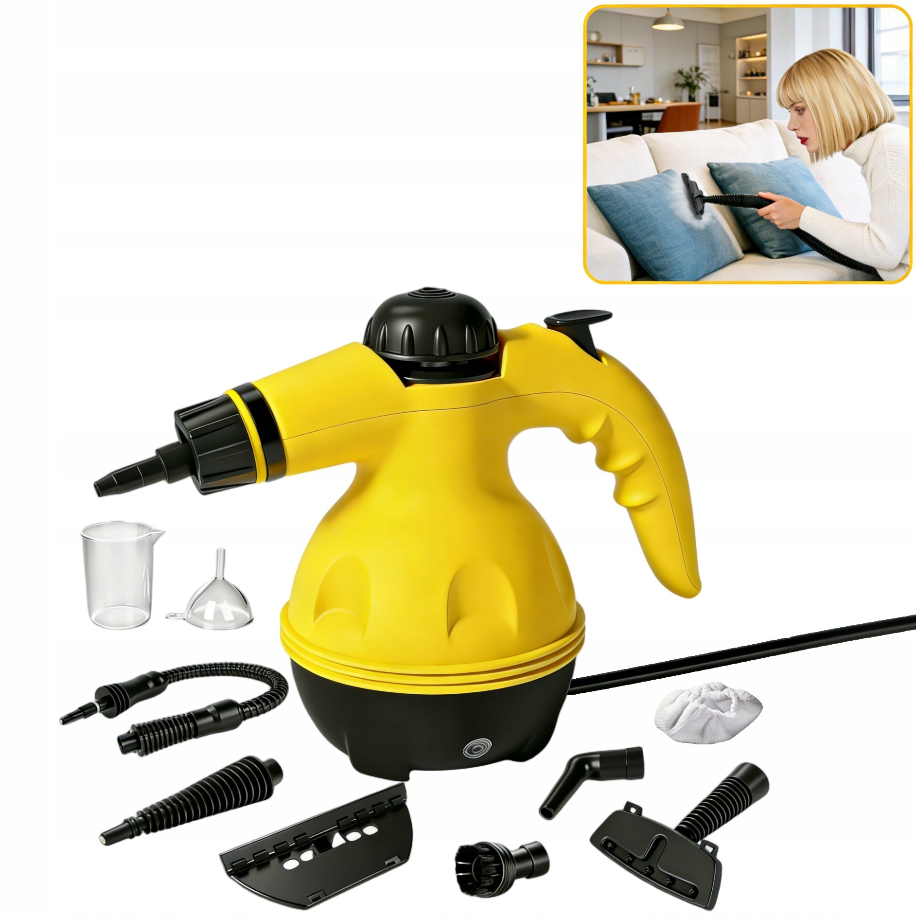 STEAM CLEANER 1000W PRESSURE EVAPORATOR CLEANER 1000W ACCESSORIES STRONG Manufacturer code 40774
