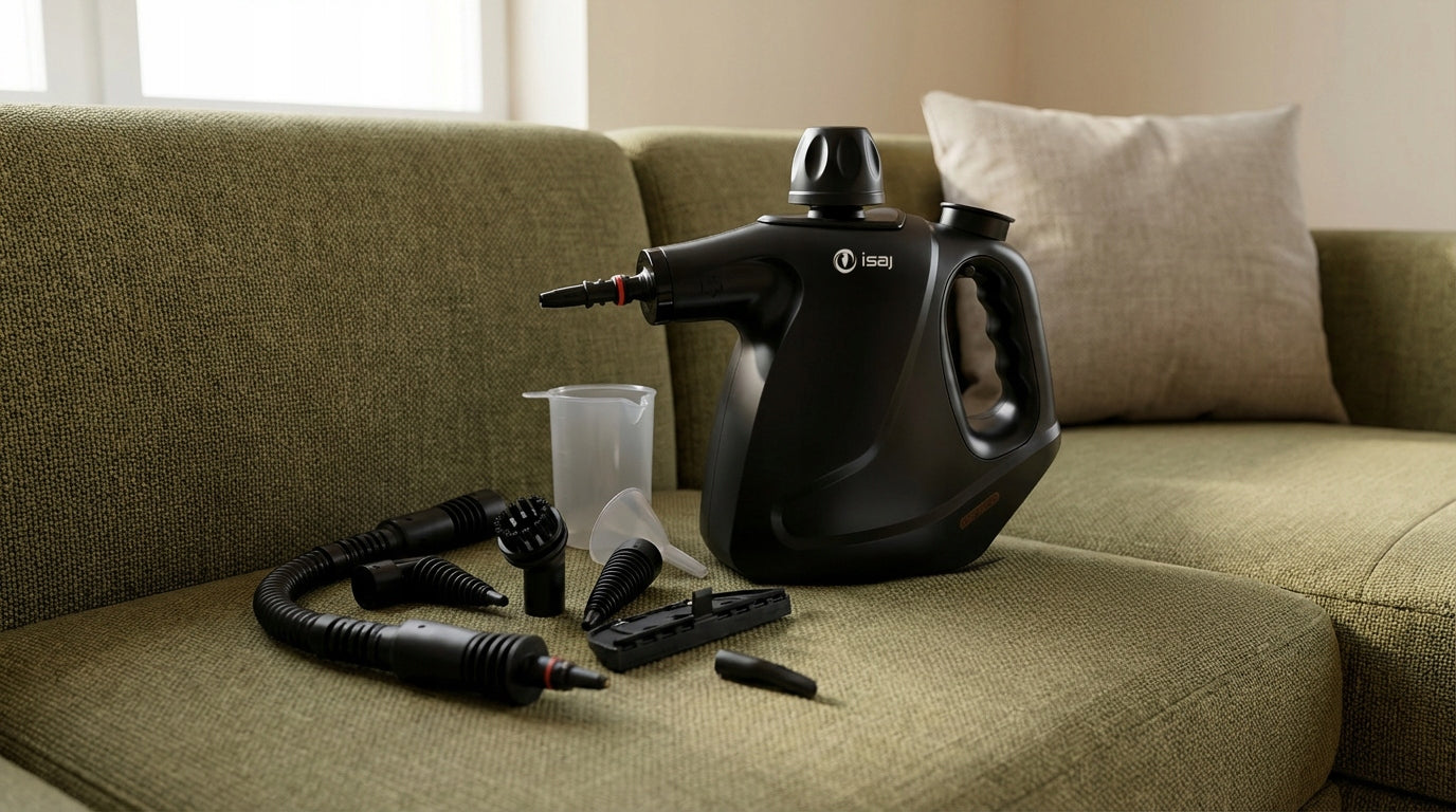 STEAM CLEANER 1050W FOR UPHOLSTERY OF WINDOW JOINTS ISAJ STRCL1 Manufacturer code 2033