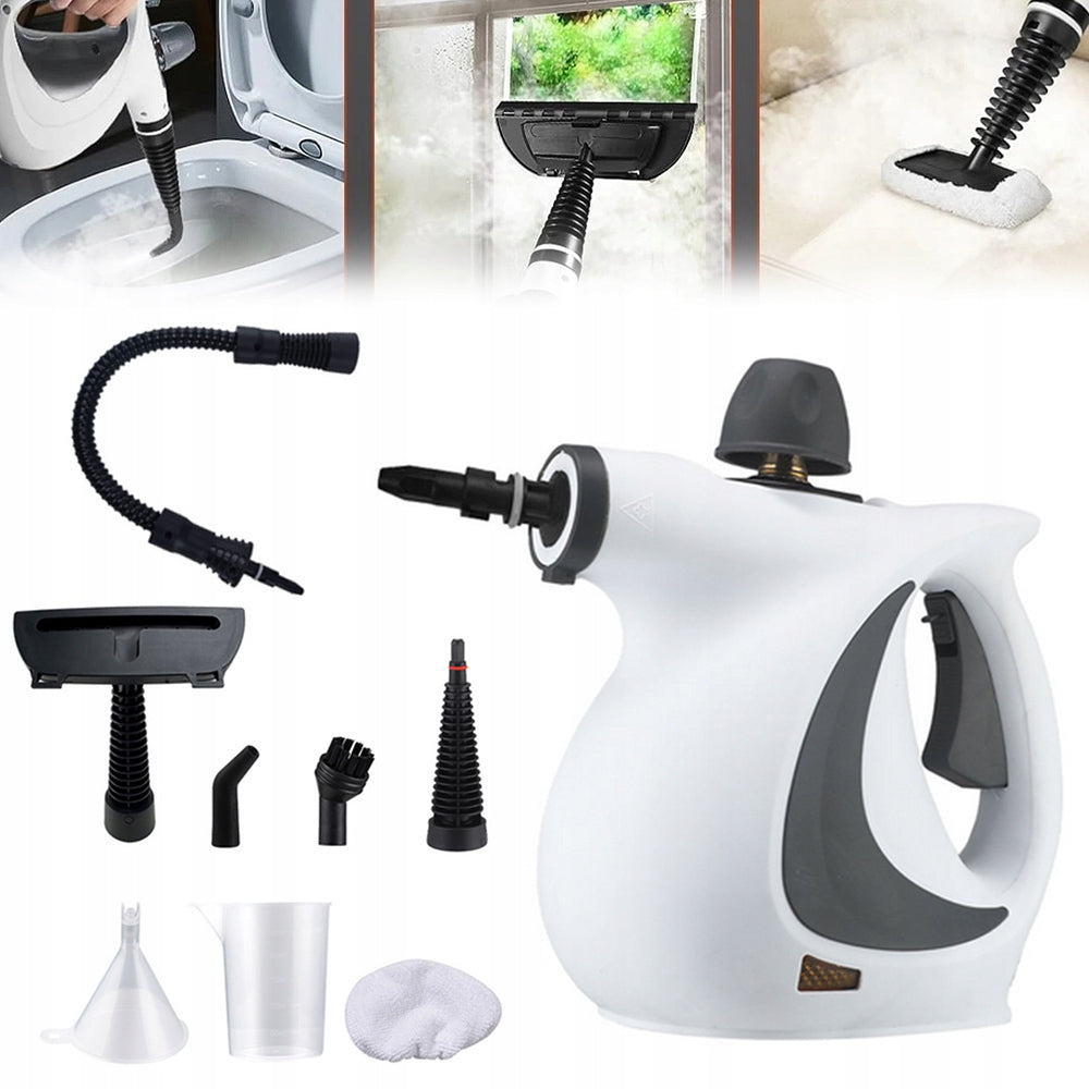 STEAM CLEANER, 1050W PRESSURE STEAMER CLEANER 350ml, WITH 9 ACCESSORIES Capacity 0.35 l