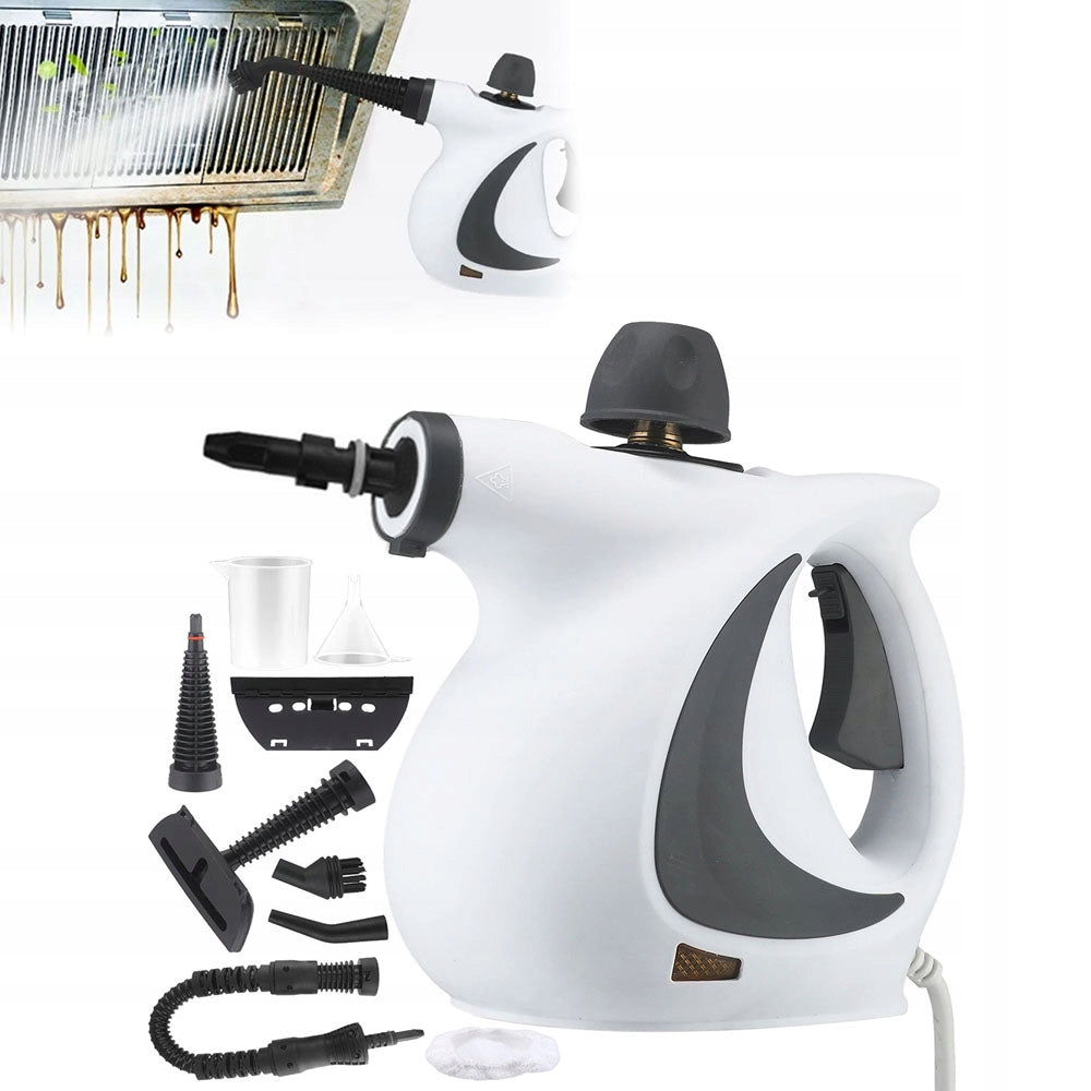 STEAM CLEANER, 1050W PRESSURE STEAMER CLEANER 350ml, WITH 9 ACCESSORIES
