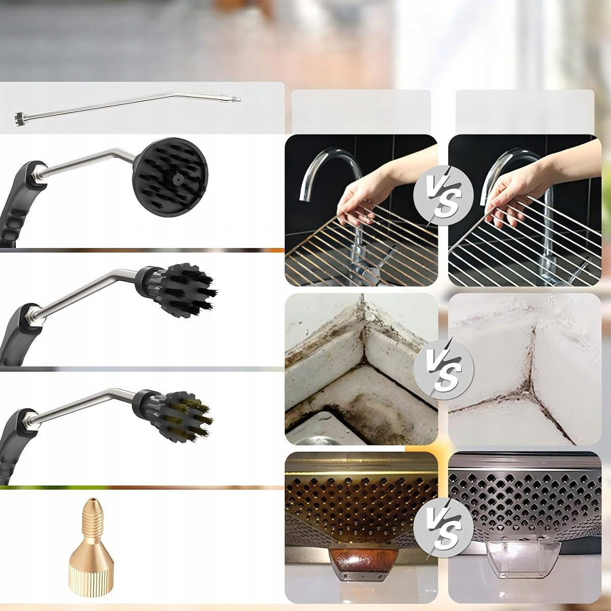 STEAM CLEANER 2500W HIGH PRESSURE FOR HOME CAR KITCHEN FLOORING AIR CONDITIONING Model 6974715561993