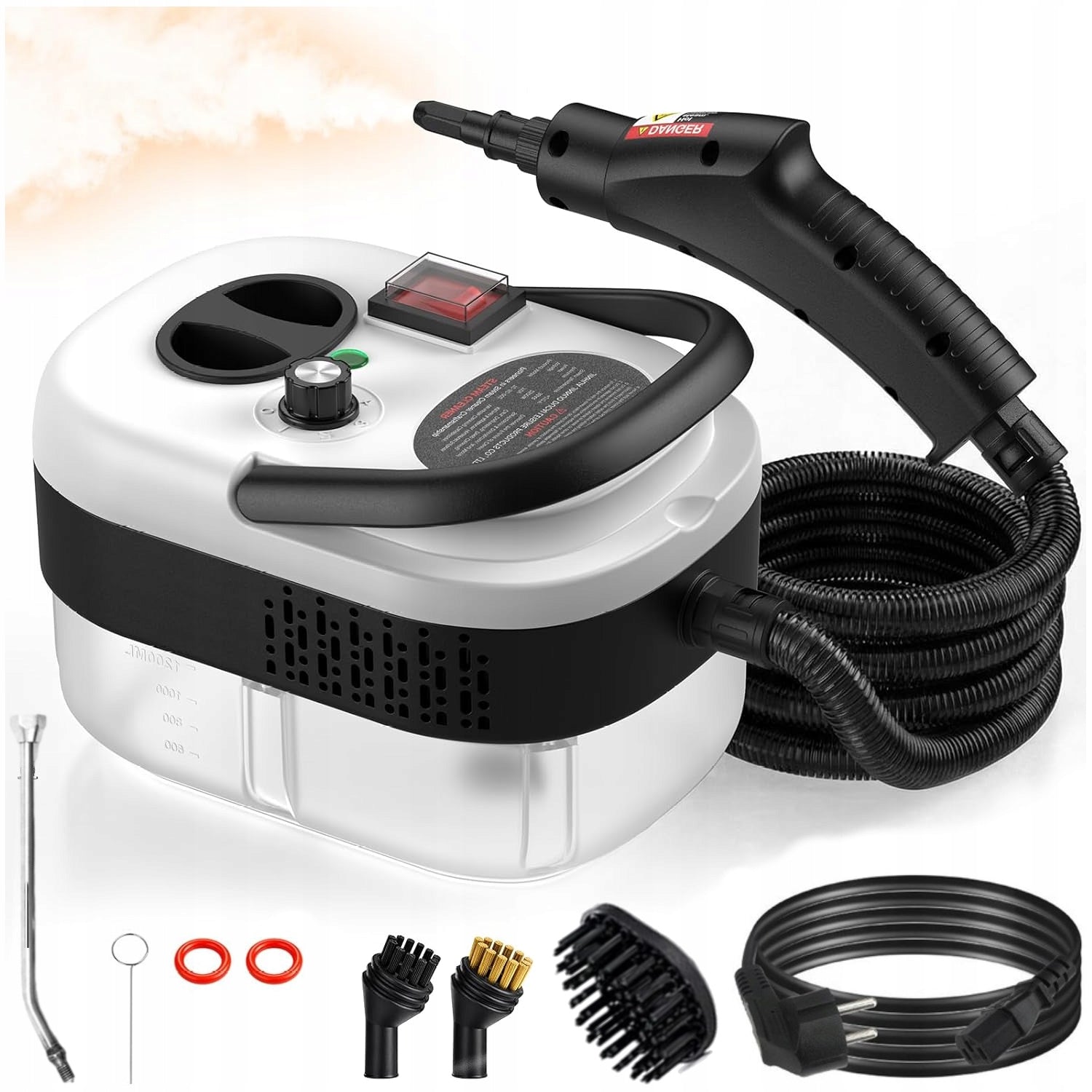 STEAM CLEANER FOR CAR WINDOWS UPHOLSTERY GROUT STEAMER PRESSURE MOP