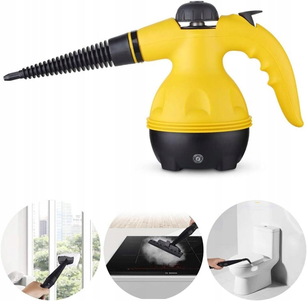 STEAM CLEANER FOR UPHOLSTERY GROUT WINDOWS STEAMER HAND WASHER 1050W Manufacturer code MYJKA PAROWA CZYŚCIK DO OKIEN