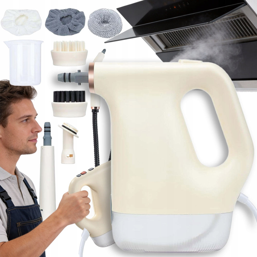 STEAM CLEANER FOR UPHOLSTERY WINDOWS STEAMER 12 PCS