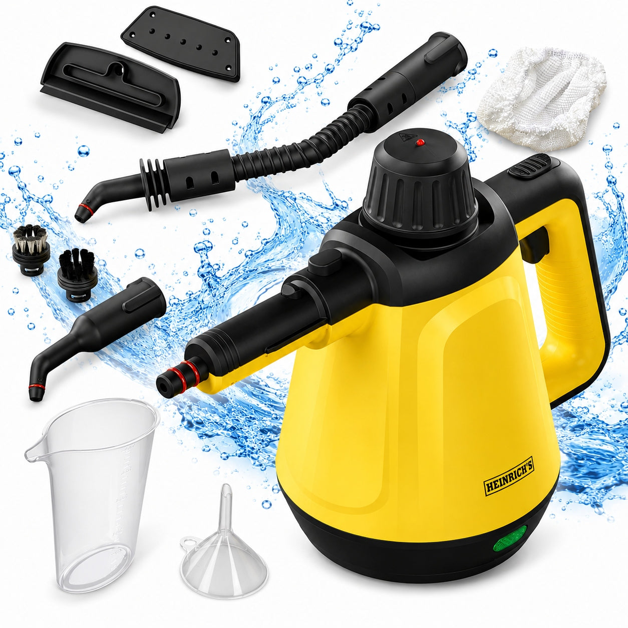 STEAM CLEANER GROUT WINDOW CLEANER MANUAL STEAMER 3,5 BAR 1200W