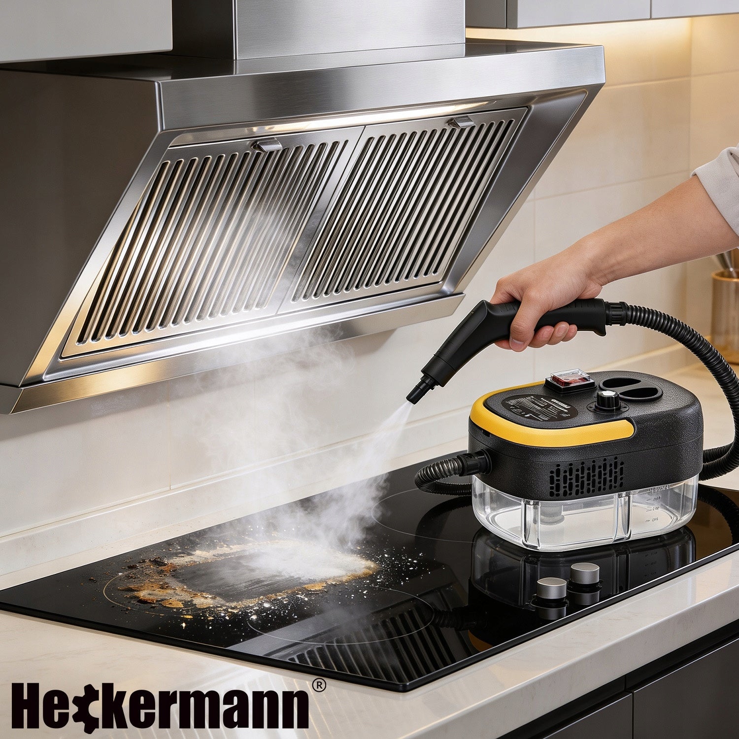 STEAM CLEANER GROUT WINDOW PRESSURE CLEANER HAND STEAMER 3 Bar 2500W Power 2500 W