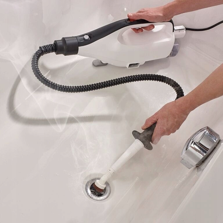 STEAM CLEANER MOP 2IN1 1400W 15S START ACCESSORIES COMBO SEVERIN SC7145 Dominant color white
