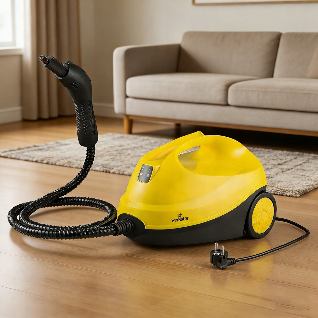 STEAM CLEANER POWERFUL STEAM CLEANER STEAM MOP SET ACCESSORIES 2000W CLEANER 1,5L Model PURIS