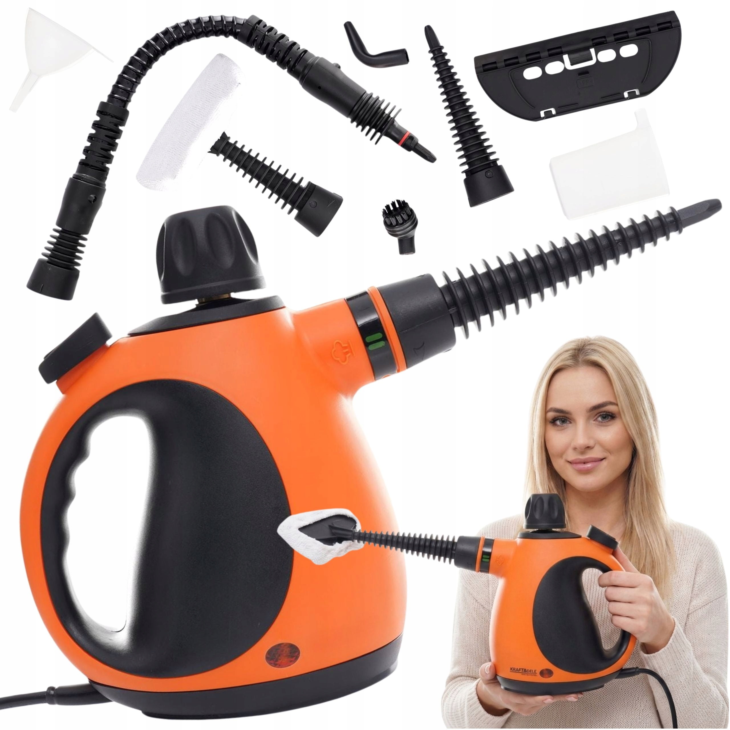 STEAM CLEANER PRESSURE CLEANER FOR GROUT UPHOLSTERY WINDOWS STEAMER 1100W